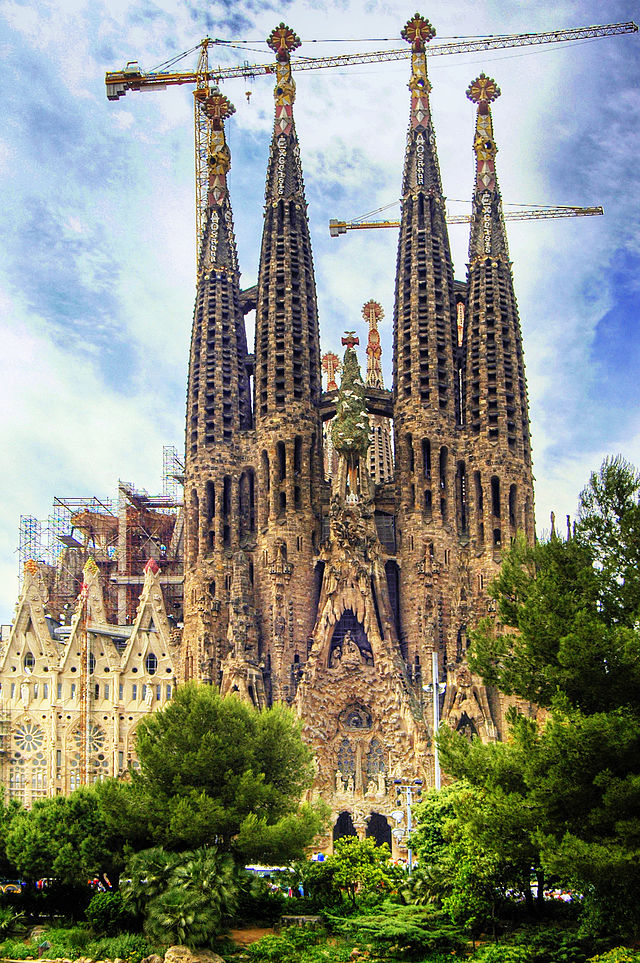 Unfinished Barcelona Cathedral (Sagrada)