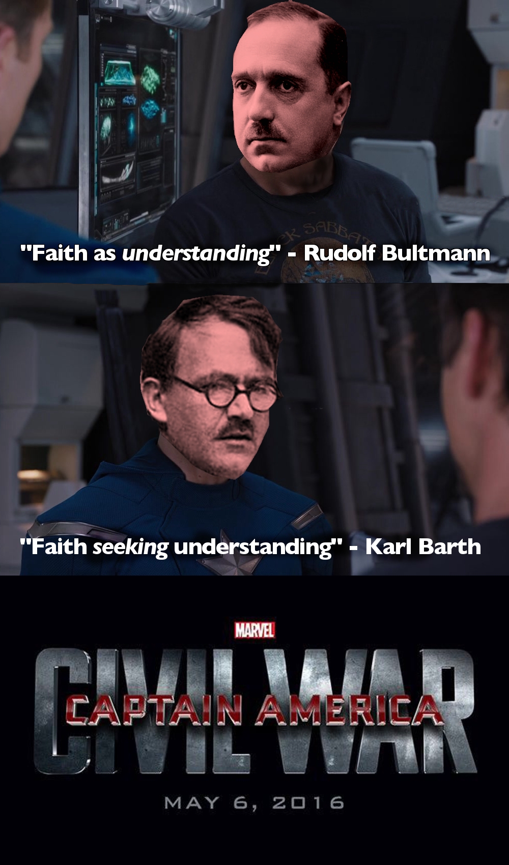 Karl Barth vs Rudolf Bultmann: Civil War